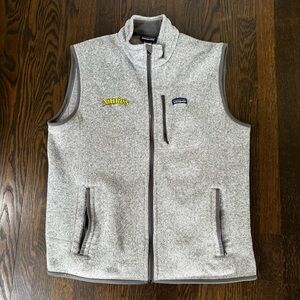 Patagonia Men’s Better Sweater Vest Fleece Full Zip Pockets Mock Neck Size XL